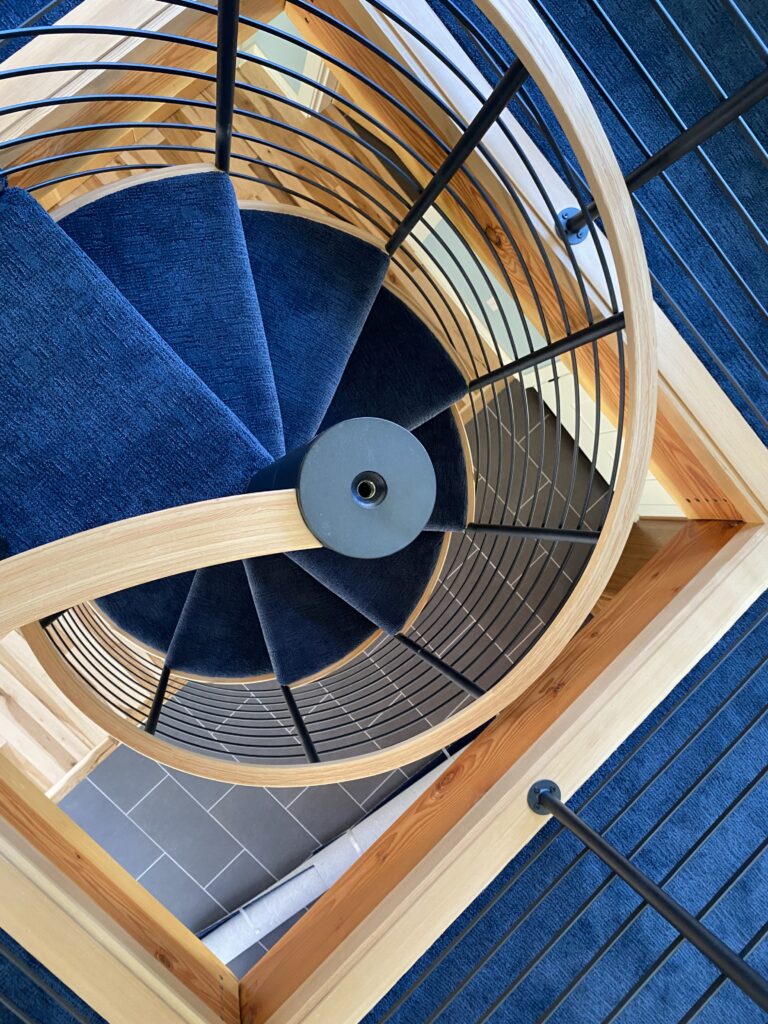 custom spiral stair case